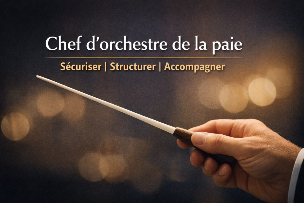 Je suis le chef d'orchestre de la paie, je coordonne